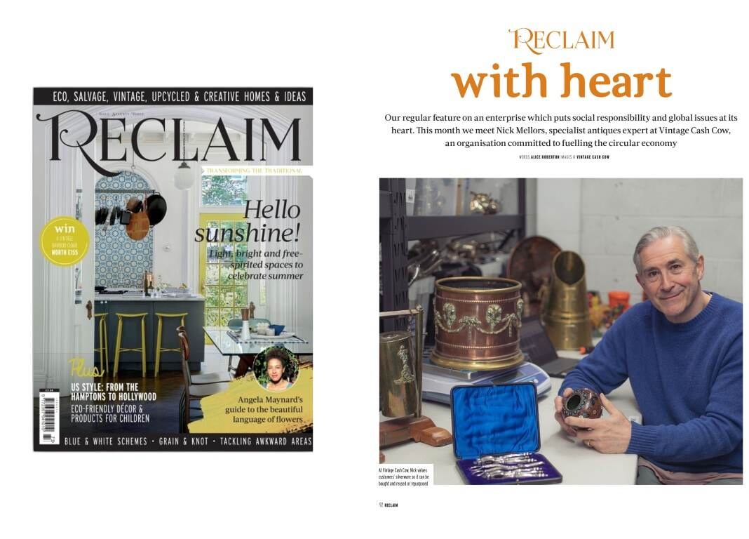 Reclaim with Heart: Antique Expert Nick Mellors meets Reclaim Magazine